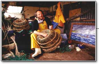 Nigel Legge - Fisherman Artist and Willow Lobster Pot Maker